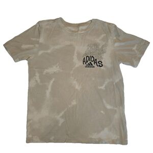 EUC Adidas Tan Regular Fit T-Shirt Size 10/12